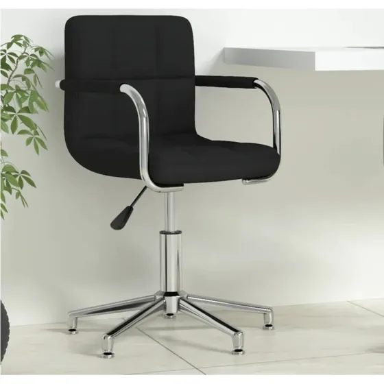 Drejelig kontorstol i stof, sort  360 & gaslift