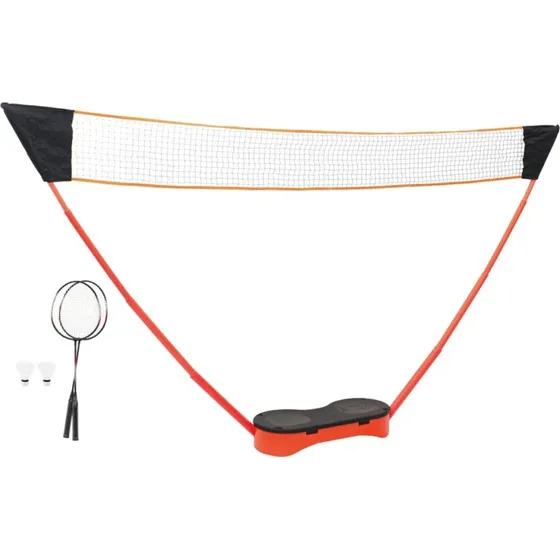 Badmintonst 292x30x152 cm  2 ketsjere, net & taske