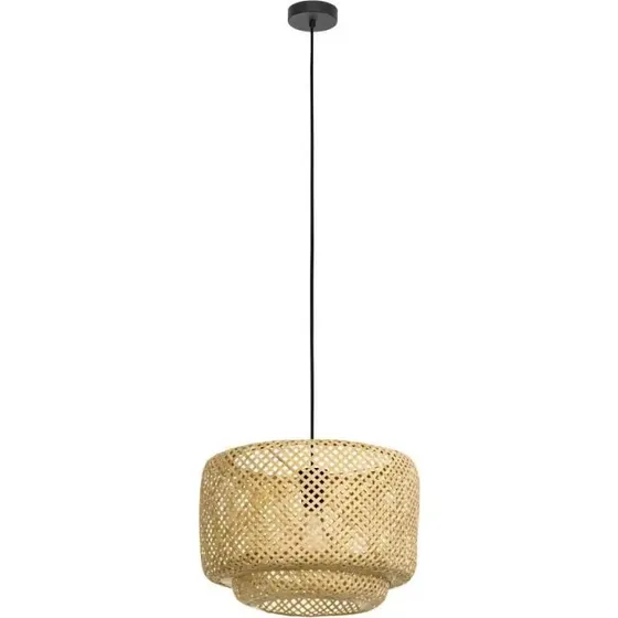 EGLO Hettonle Pendel 42 cm  Tr/natur E27