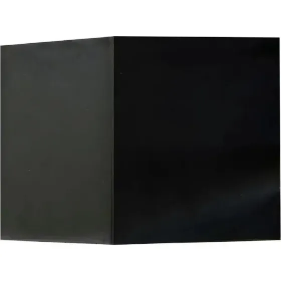 EGLO Solcelle Væglampe 10x10 cm Sort – Varmhvid LED