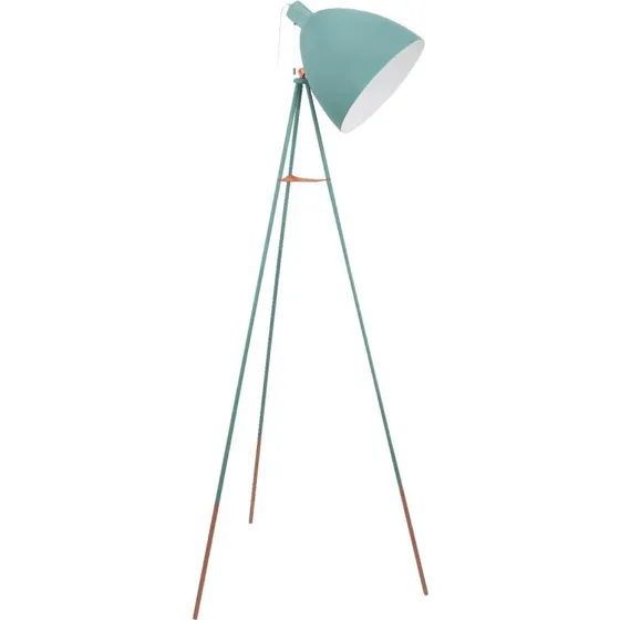 EGLO Dundee Gulvlampe H135,5 Mintgrøn/Kobber