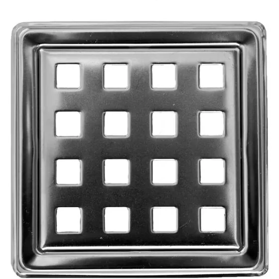 Purus MaxiFlex rist og ramme 100x100 mm i syrefast stål