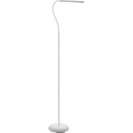 EGLO Laroa LED gulvlampe touch, hvid, fleksibel arm