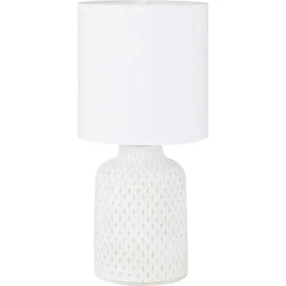 EGLO Bellariva bordlampe  creme/hvid keramik
