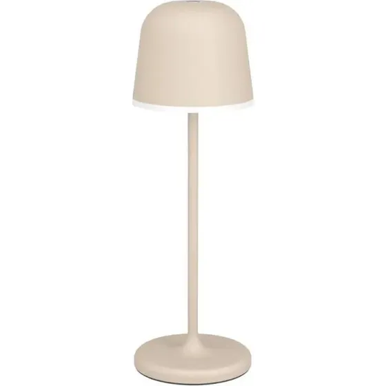 EGLO Mannera genopladelig udendørs bordlampe, sand