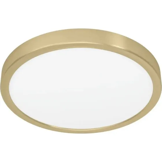 EGLO Fueva 5 LED plafond Ø285 mm – børstet messing
