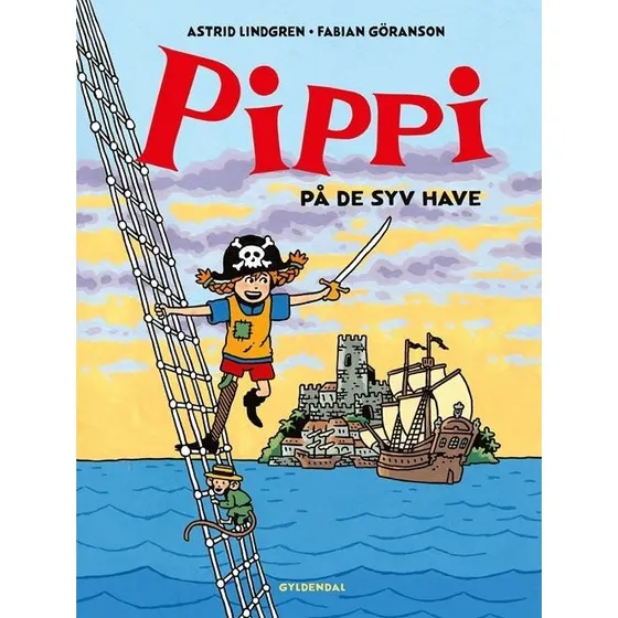Pippi på de syv have – Hardcover tegneserie