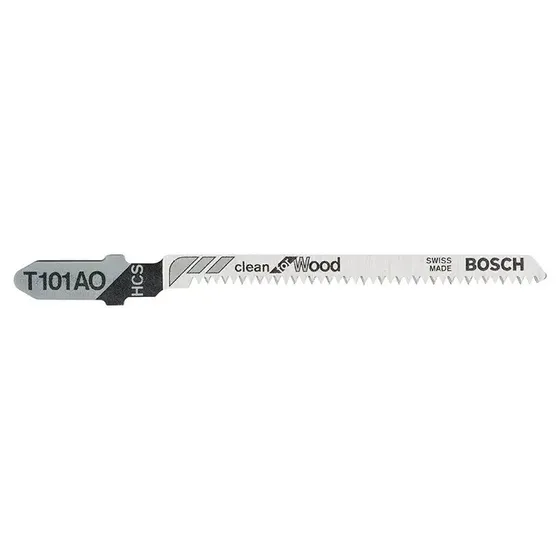 Bosch T 101 AO stiksavklinge 5 stk  Clean for Wood