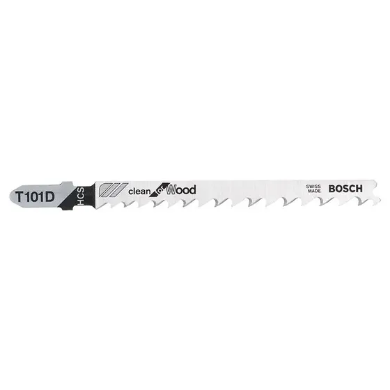 Bosch T 101 D Stiksavklinge (3 stk) - Clean for Wood
