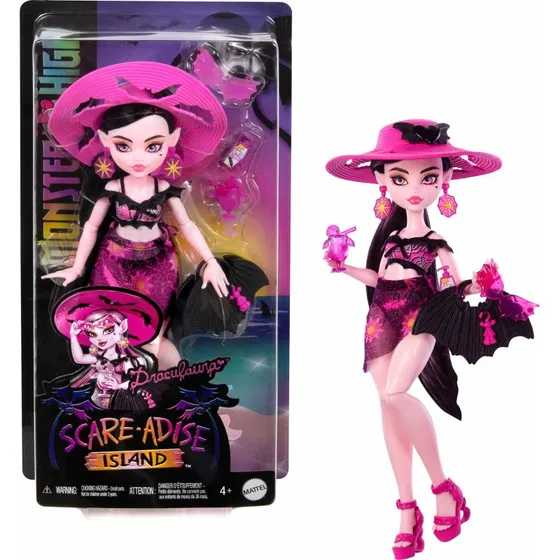 Monster High Scare-adise Draculaura Stranddukke