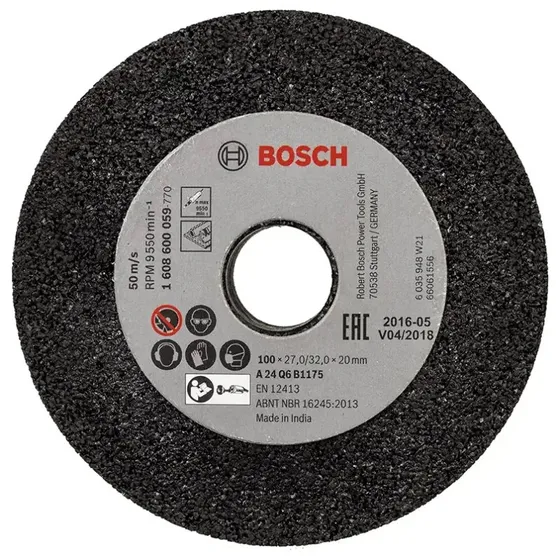 Bosch slibeskive 100 mm til gråt støbejern