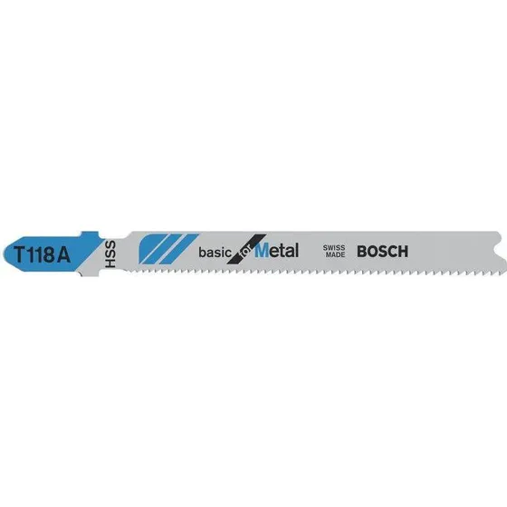 Bosch T118A Stiksavklinge HSS Metal 100 stk