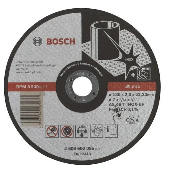 Bosch Expert AS 46 T INOX BF skæreskive 180 mm
