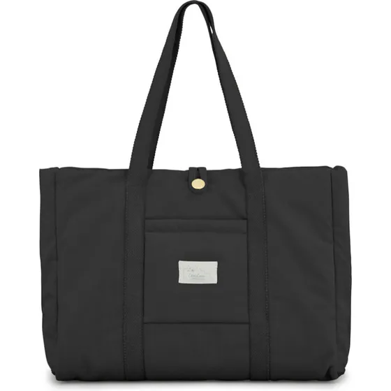 Cam Cam Copenhagen Fold-ud Pusletaske, Sort (økologisk bomuld)