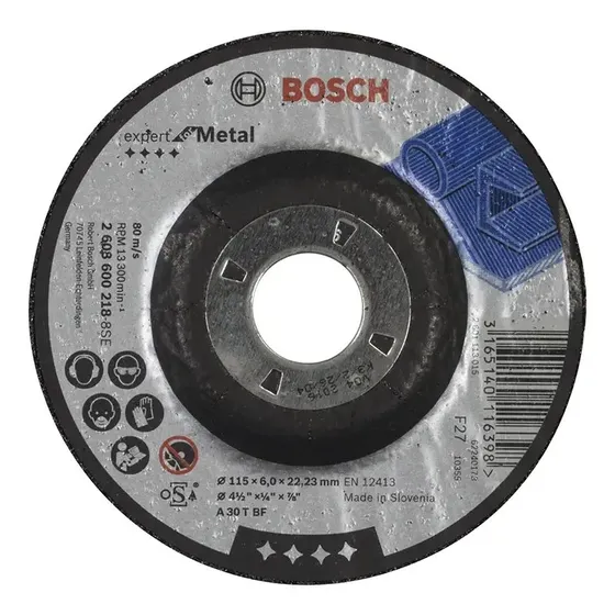 Bosch Expert kvrneskive til metal 115 mm, 6 mm