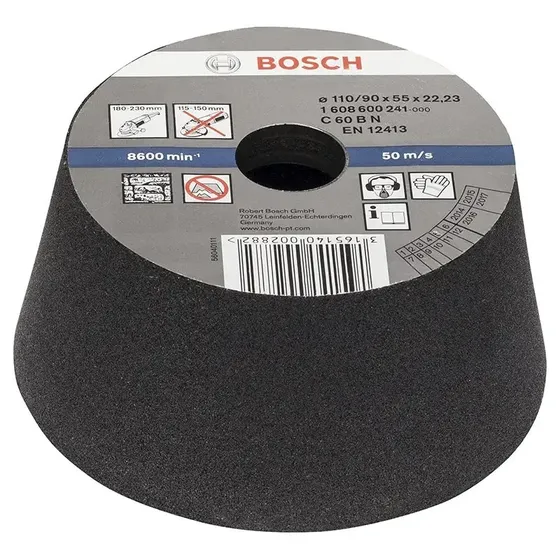 Bosch konisk slibekop K60 til sten/beton (55110 mm)