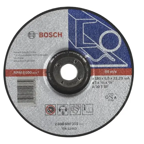 Bosch Expert skrubbeskive for metal 180x6 mm