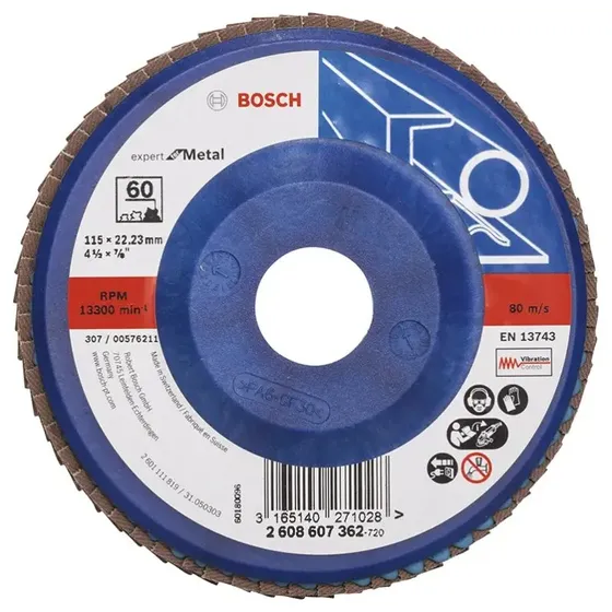 Bosch Expert lamelslibeskive 115x22 mm (k40/k60)
