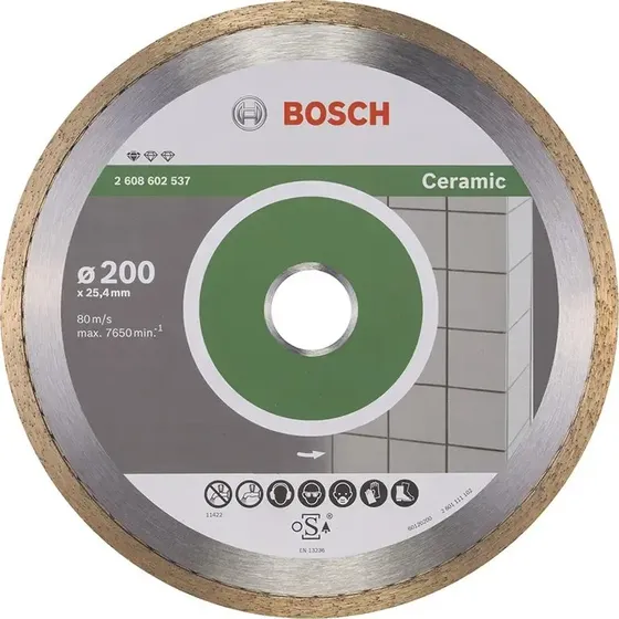 Bosch Diamantskive 200x25,4 mm Standard for Ceramic