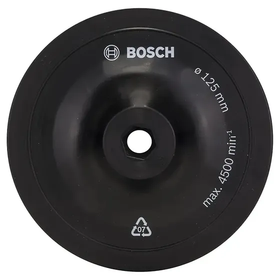 Bosch slibetallerken 125 mm (spndesystem, 8 mm skaft)