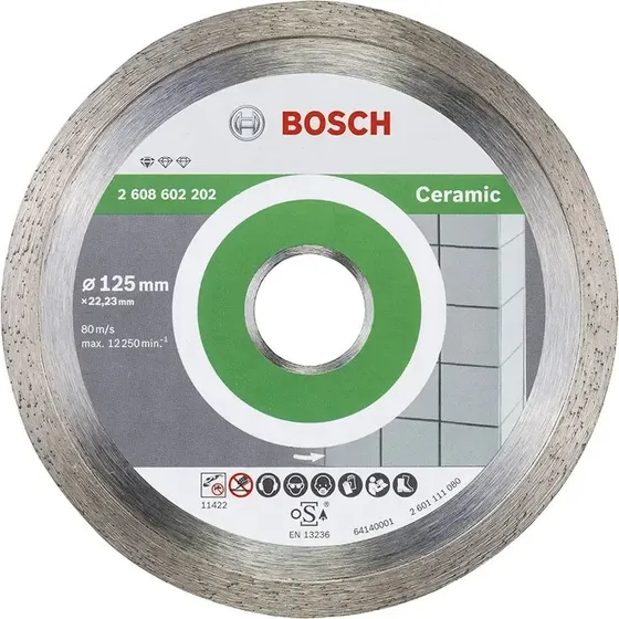 Bosch Diamantskive Standard for Ceramic 125x22,23 mm