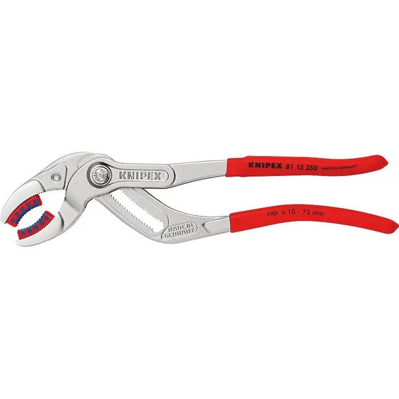 Knipex rørtang 250 mm 81 13 250 forkromet m/ bløde kæber