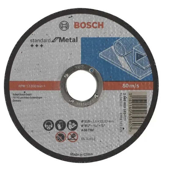Bosch Skreskive Metal 115x1,6 mm A60T BF