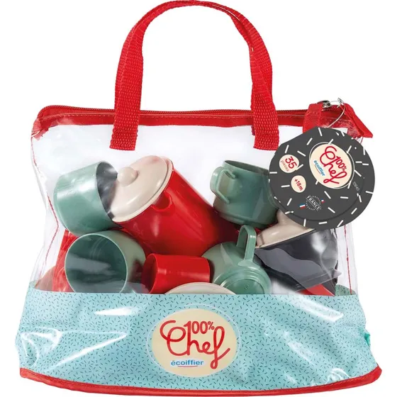 Ecoiffier Spisest legetj 35 dele  100% Chef