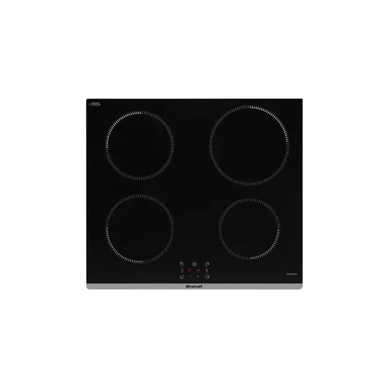 Brandt BPI6464B Induktionskogeplade - Sort, 4 zoner