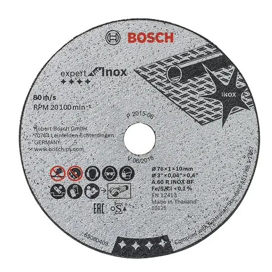 Bosch Expert for INOX skæreskive 76x1x10 mm (5 stk)