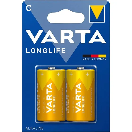 VARTA Longlife C (LR14) Alkaline batterier 2-pak