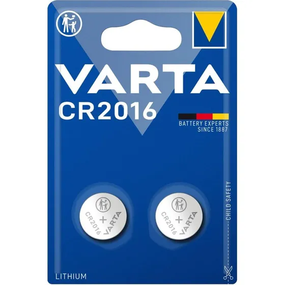 VARTA CR2016 3V Lithium knapcelle – 2-pak