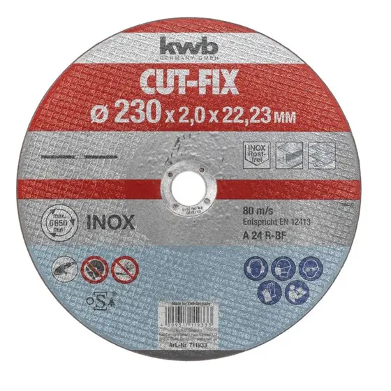 KWB Cut-Fix skæreskive Ø230×2,0 mm til metal