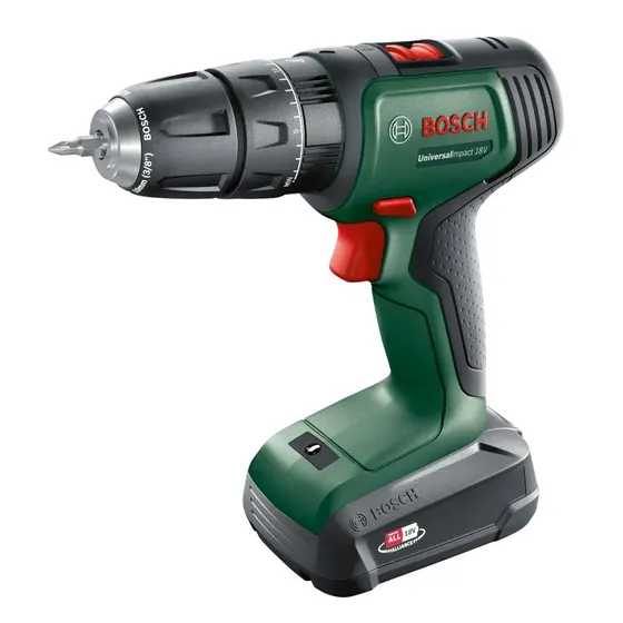 Bosch UniversalImpact 18V Akkuslagboremaskine 2x1,5Ah