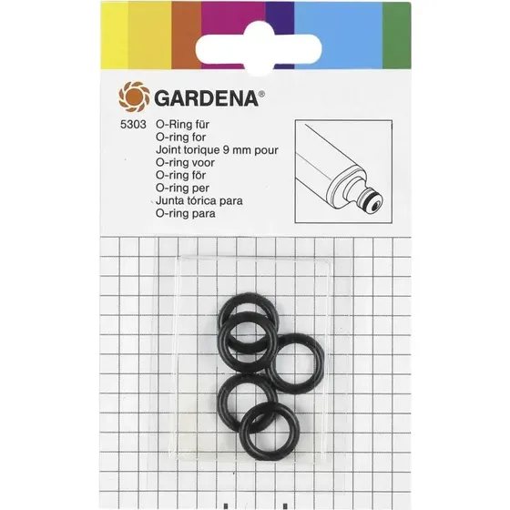 Gardena O-ring 9 mm  5 stk (Original GARDENA)