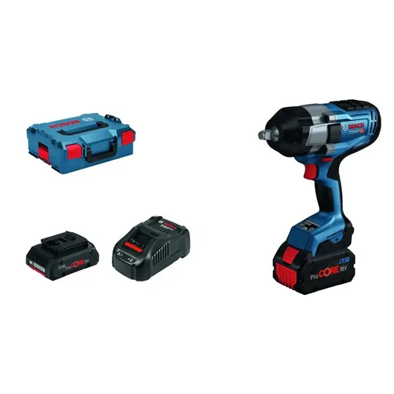 Bosch GDS 18V-1000 Slagngle 1/2" 2x5,5Ah i L-Boxx