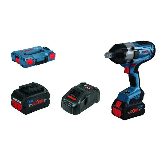 Bosch GDS 18V-1050 H Slagngle 3/4" 2x5,5Ah L-Boxx