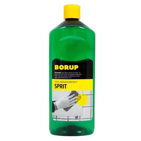 Borup Husholdningssprit 93% denatureret, 1 L