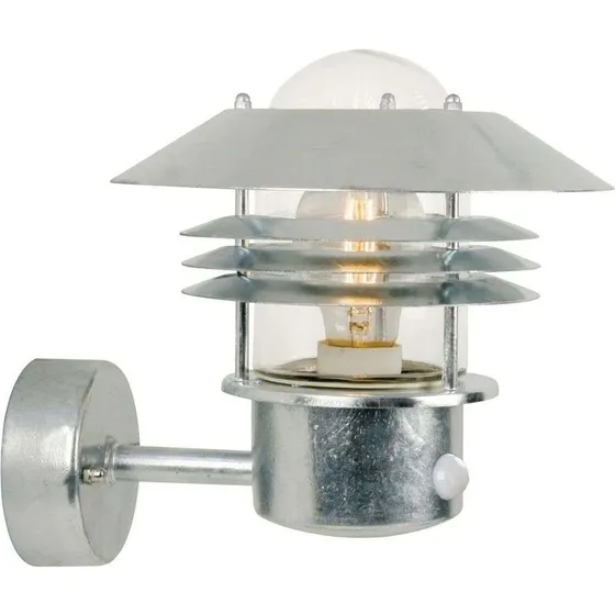Nordlux Vejers Vglampe med sensor, galvaniseret