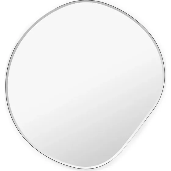 ferm LIVING Pond Spejl XL – Dark Chrome
