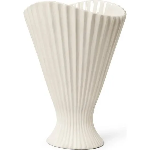 Ferm Living Fountain Vase Off-white 30,5 cm