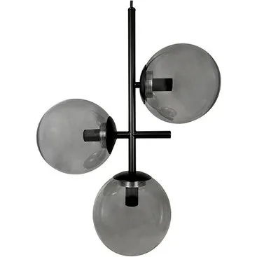 Dyberg Larsen Como Pendel Smoke/Sort - 60x33 cm