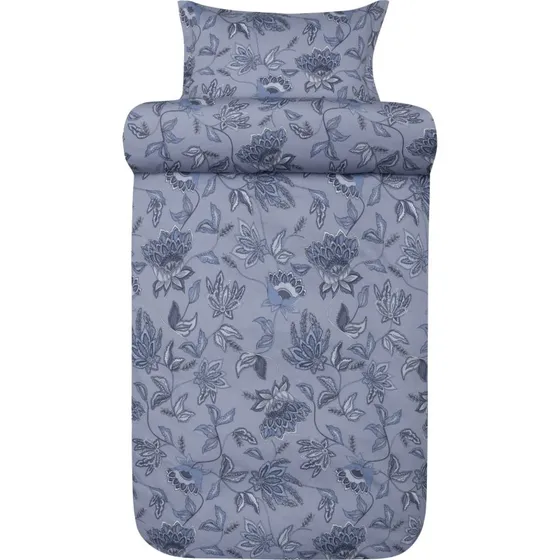 Høie Mille denim blå sengesæt 200x220 cm – 100% bomuldssatin