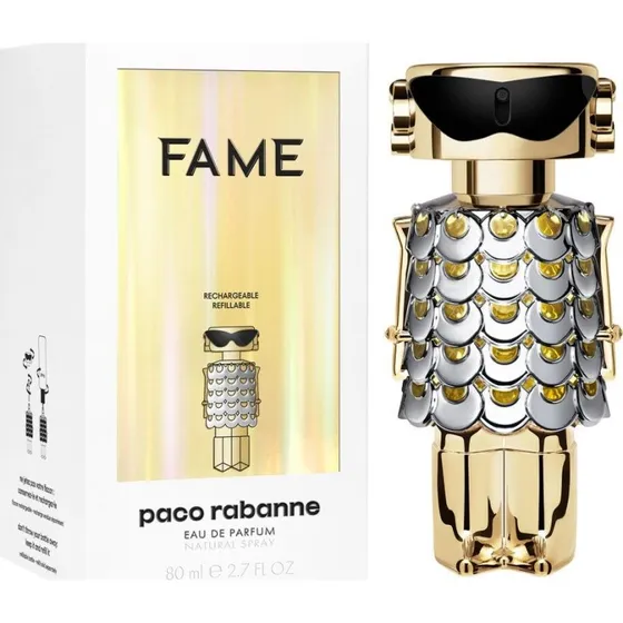 Paco Rabanne Fame Eau de Parfum 80 ml – Refillable, Vegan