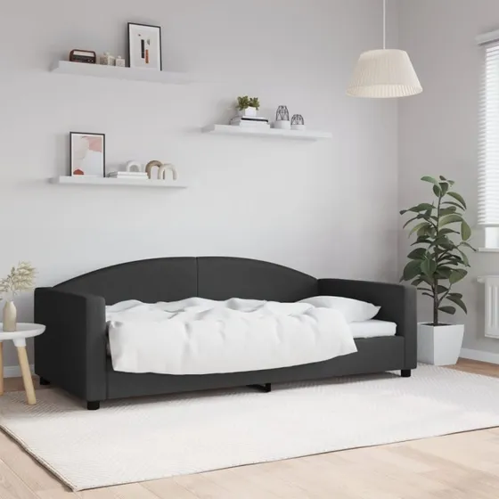 Daybed 90x190 cm stof - sort (sovesofa)