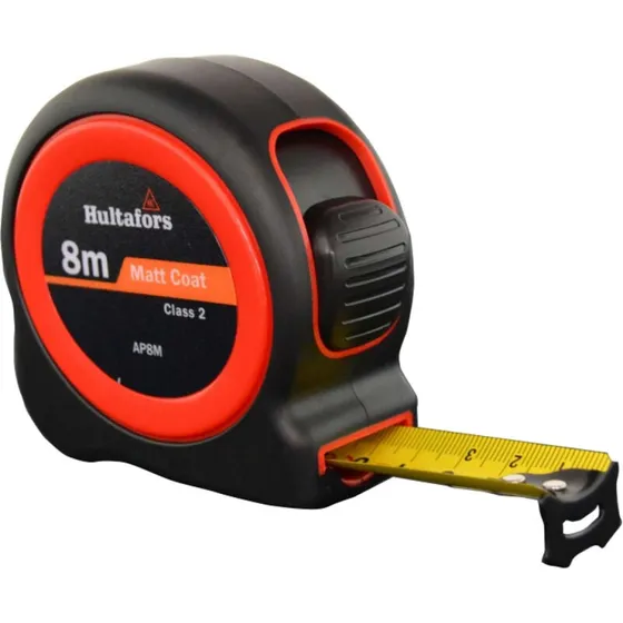 Hultafors Kort båndmål AP8M, stål (Kl. II)