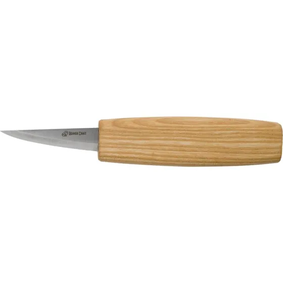 BeaverCraft Snittekniv C13 60x10 mm, ask/carbonstål