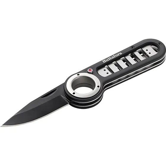 Hultafors OKF Premium foldekniv, sort coated