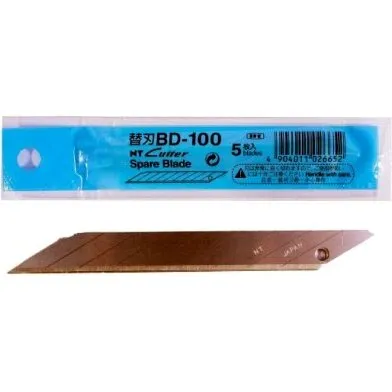 NT-Cutter BD-100 skæreblade 30° 0,38 mm – 5 stk