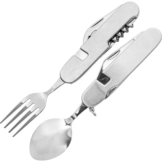 Mil-Tec 5-i-1 lommekniv i rustfrit stål